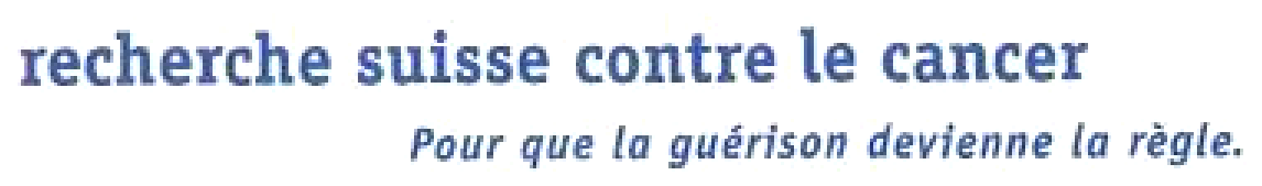 Recherche suisse contre le cancer logo